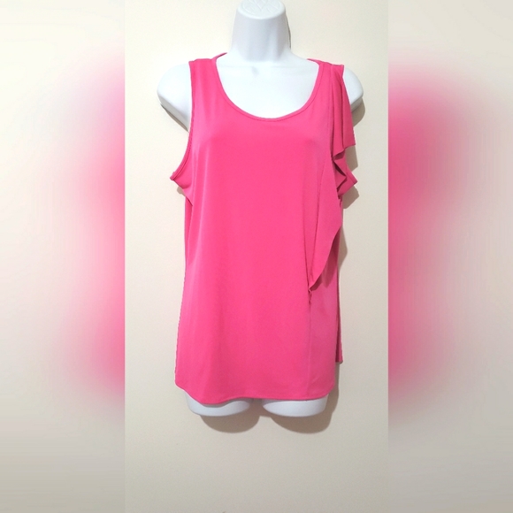 Worthington Size Large LadiesTop Pink Sleeveless NWT - Picture 1 of 3